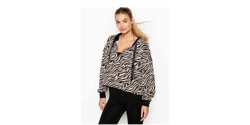 Fleece Crop Hoodie