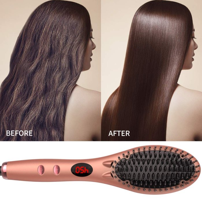 GLAMFIELDS Hot Brush Can Help You Say Goodbye to Bad Hair Days Us Weekly
