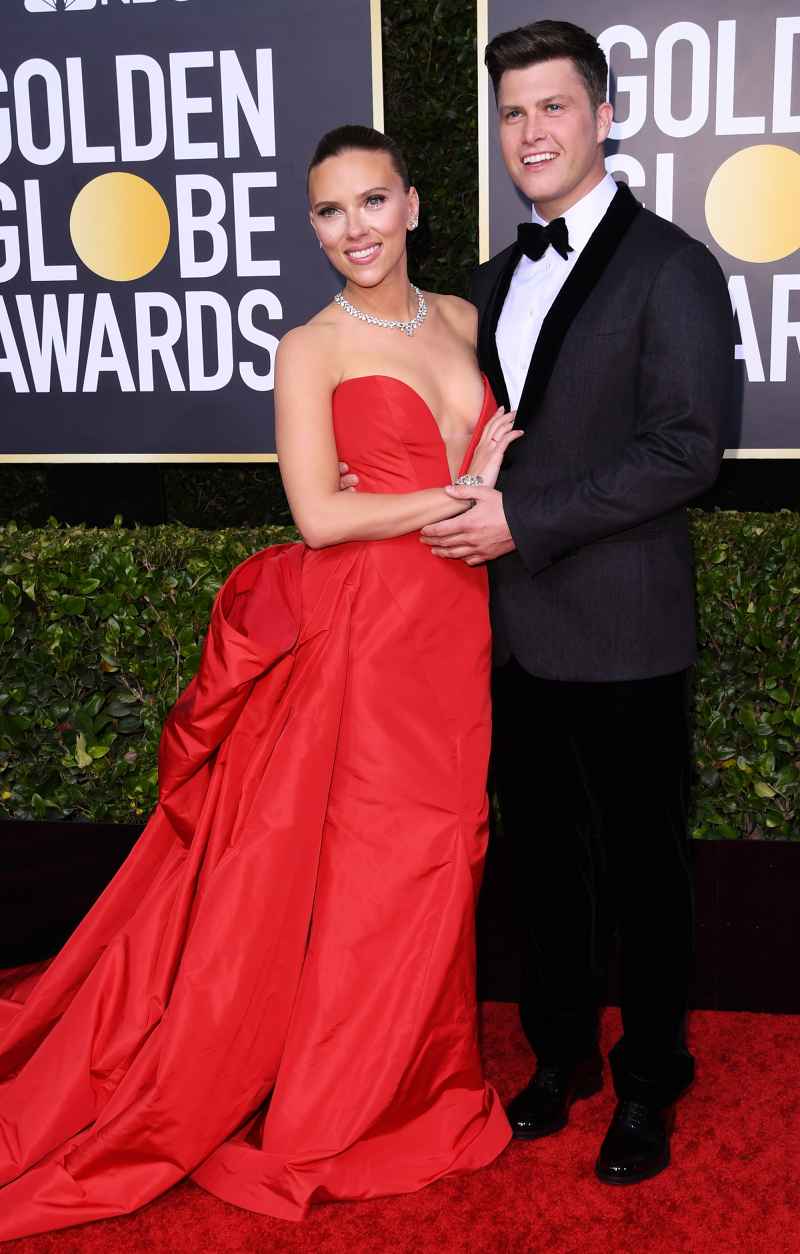 Golden Globes 2020 Stylish Couples - Scarlett Johansson and Colin Jost