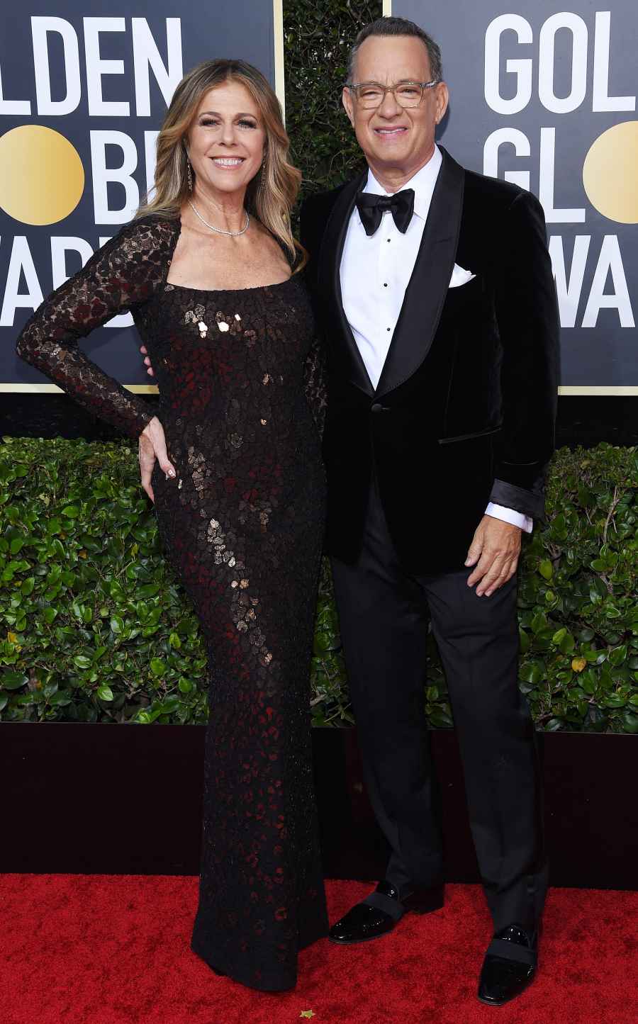 Golden Globes 2020 Stylish Couple - Rita Wilson and Tom Hanks
