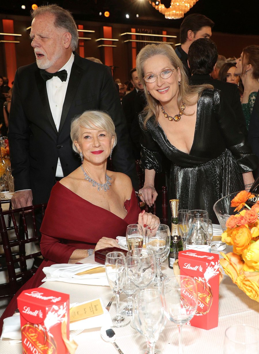 Helen Mirren and Meryl Streep What You Didn't See on TV Golden Globes 2020