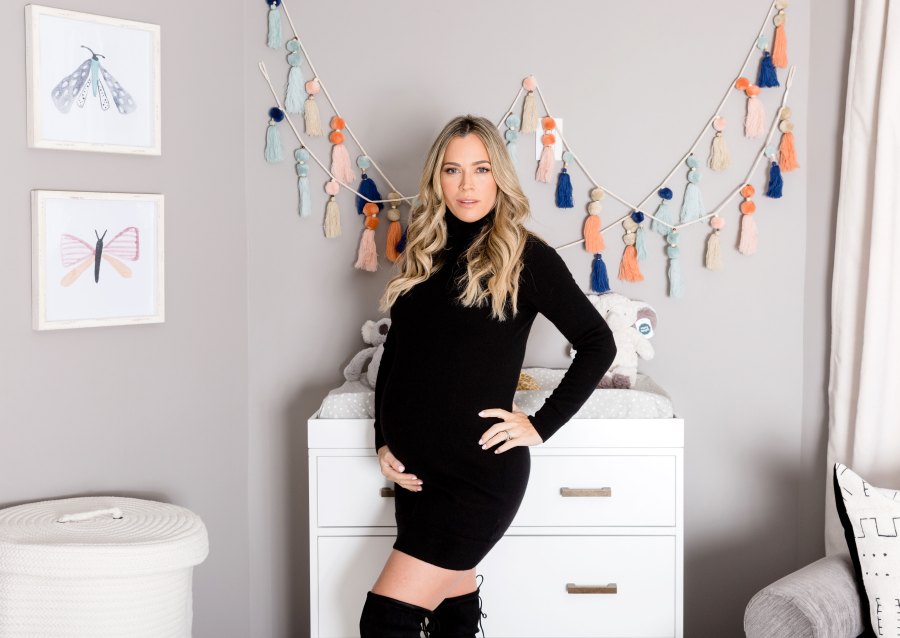 Inside Pregnant Teddi Mellencamp Fun Modern Nursery Ahead Baby 3
