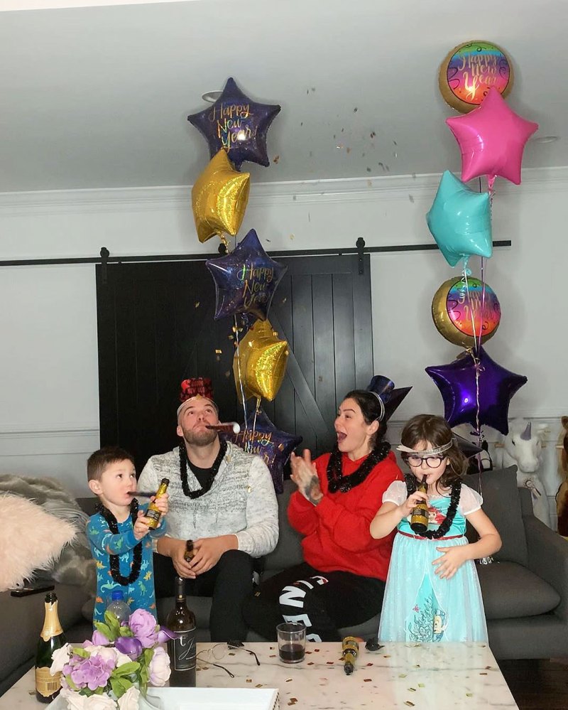 Jenni JWoww Farley Zach Clayton Carpinello Meilani and Greyson How the Stars Celebrated New Years Eve 2020