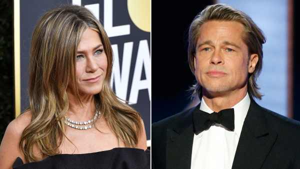 Jennifer Aniston Cheers on Ex-Husband Brad Pitt During 2020 Golden Globes Speech