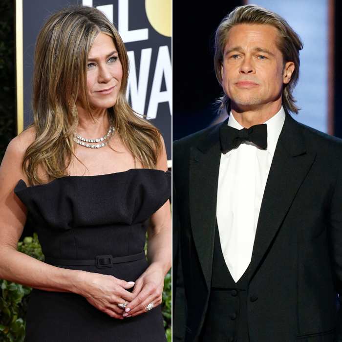 Jennifer Aniston Cheers on Ex-Husband Brad Pitt During 2020 Golden Globes Speech