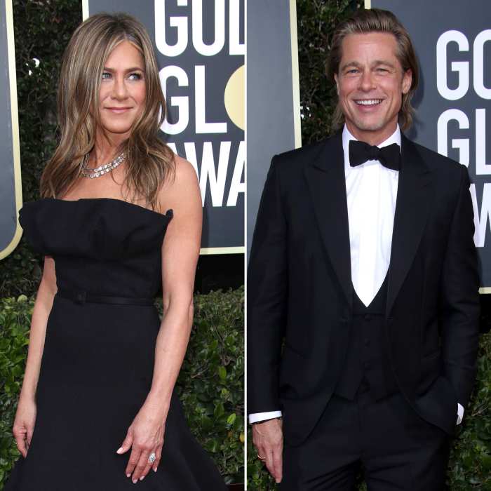 Jennifer Aniston and Brad Pitt Netflix Golden Globes 2020