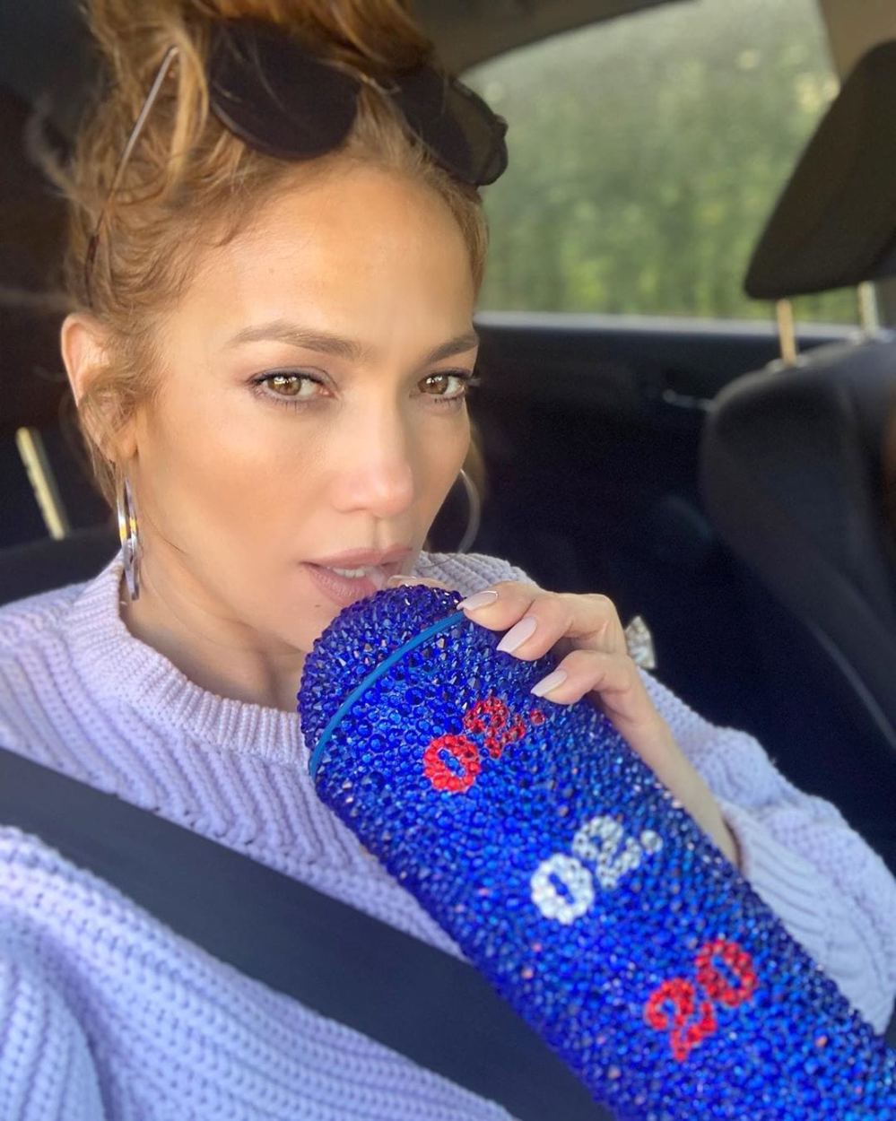 Jennifer Lopez Shows Off Her 'New Bling Cup' As She Prepares for Super Bowl LIV