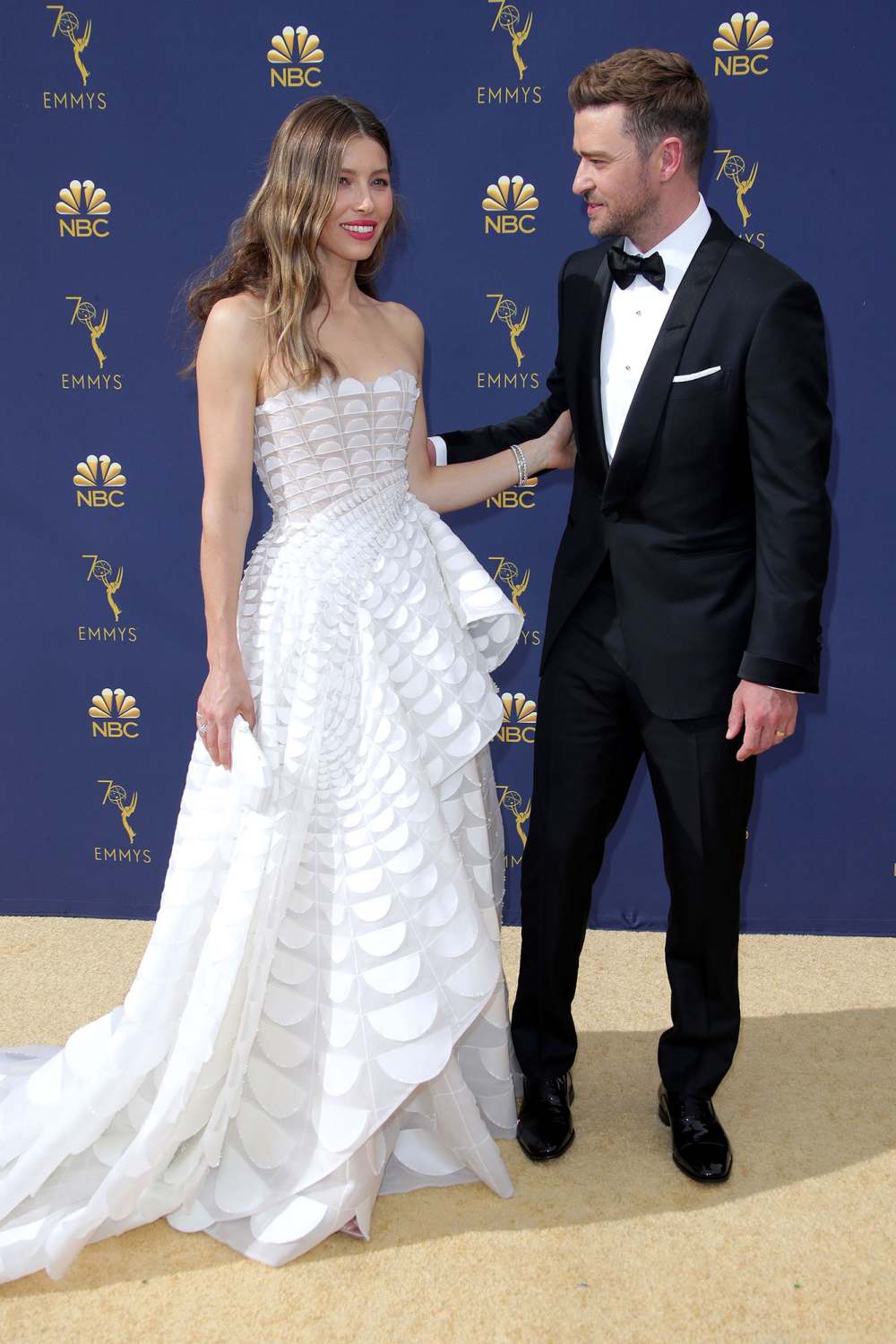 Jessica Biel and Justin Timberlake 70th Primetime Emmy Awards