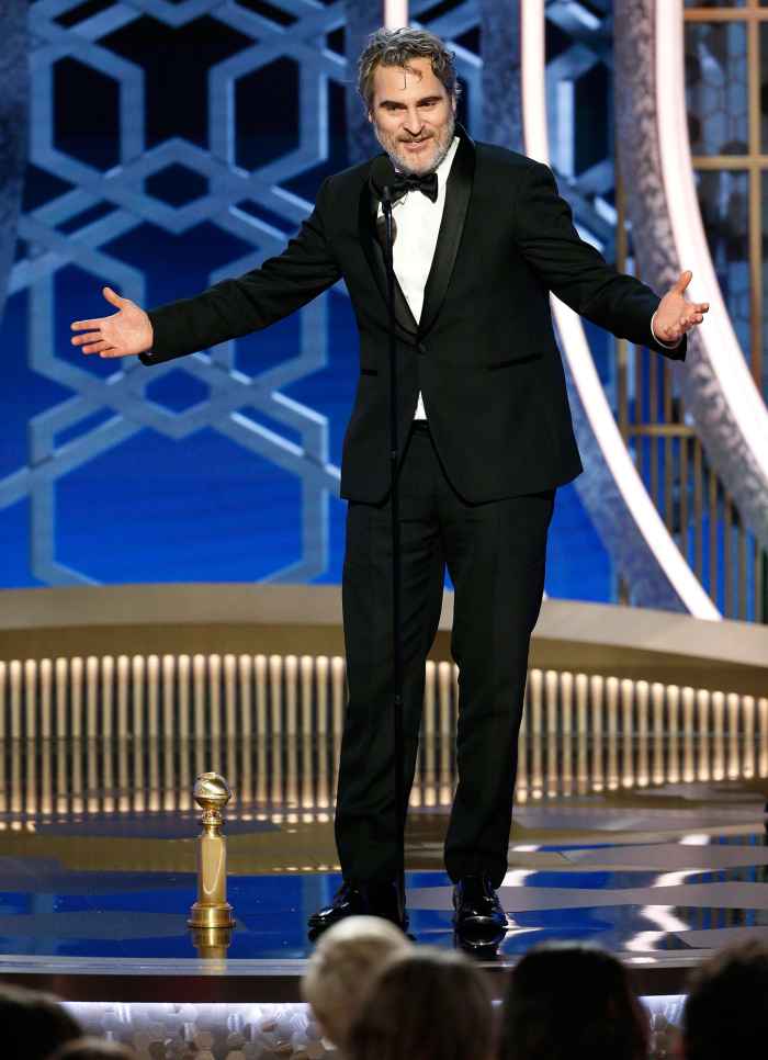 Joaquin Phoenix Award Show Golden Globes 2020
