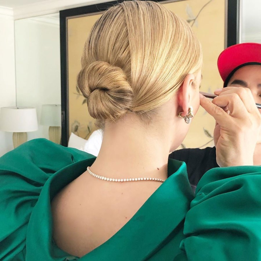 Jodie Comer Behind The Scenes Stars Getting Ready Golden Globes 2020