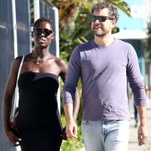 Jodie Turner-Smith Shows Off Baby Bump With Husband Joshua