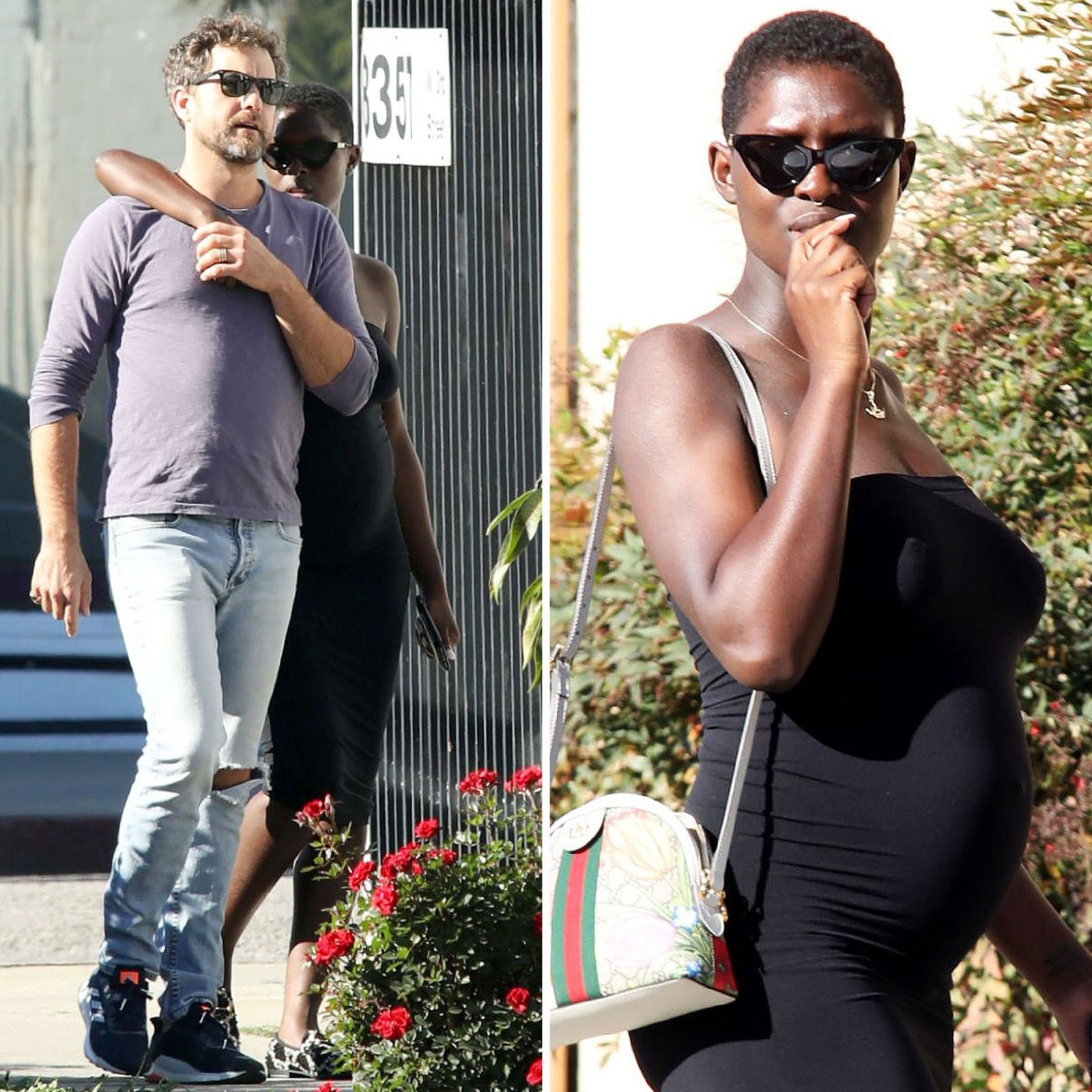 Jodie Turner-Smith Shows Off Baby Bump With Husband Joshua