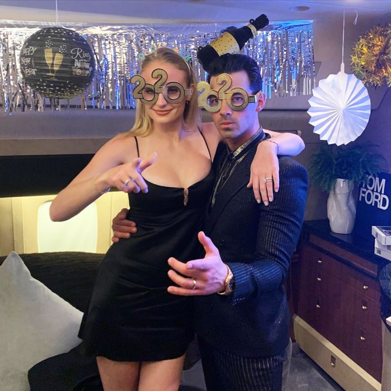 Sophie Turner and Joe Jonas How the Stars Celebrated New Years Eve 2020