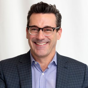 Jon Hamm Watched Football With Friends in L.A.