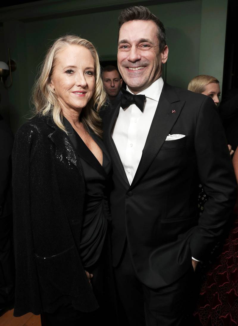 Jennifer Salke and Jon Hamm Golden Globes 2020 After Parties