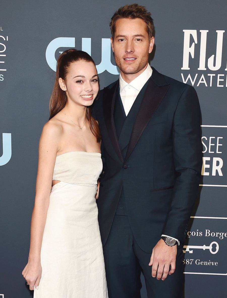 Justin Hartley and Isabella Hartley What You didn't See On TV at the Critics Choice Awards 2020