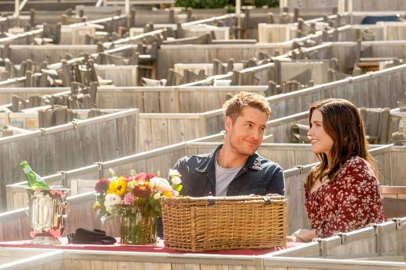 Justin Hartley as Kevin and Sophia Bush as Lizzie on This Is Us