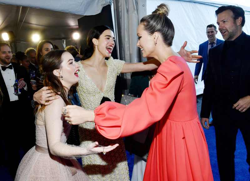 Kaitlyn Dever Margaret Qualley Olivia Wilde and Jason Sudeikis Inside the Critics Choice Awards 2020