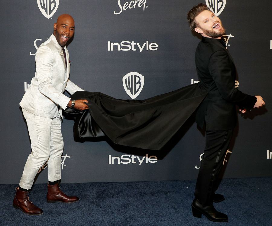 Karamo Brown and Bobby Berk Golden Globes 2020 After Parties