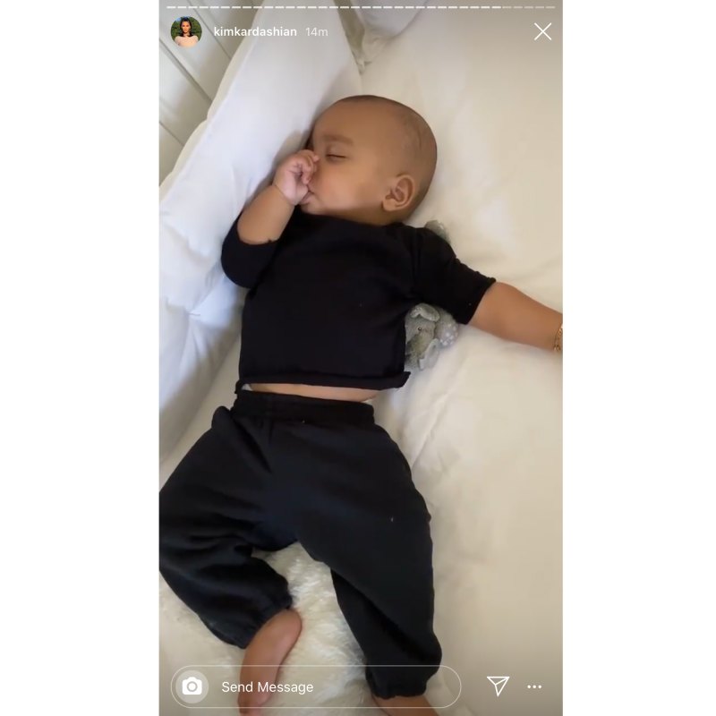 Kardashian Kids Psalm Sleeps in His Crib