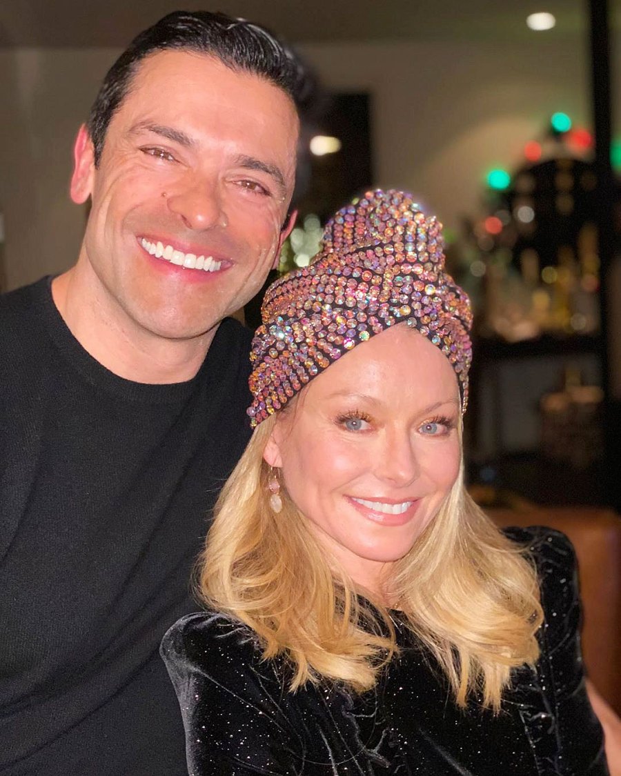 Mark Consuelos and Kelly Ripa How the Stars Celebrated New Years Eve 2020