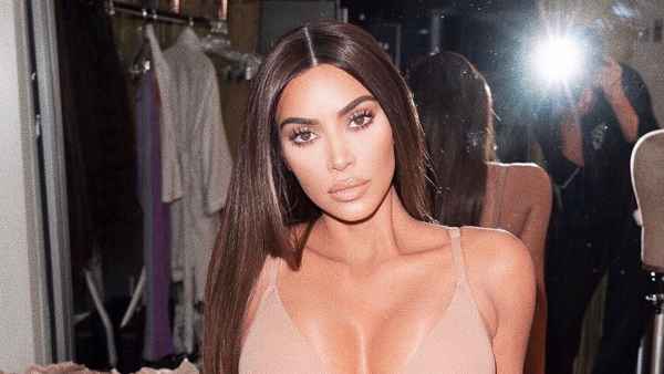 Kim Kardashian Skims Lingerie Instagram
