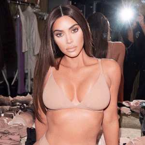 Kim Kardashian Skims Lingerie Instagram