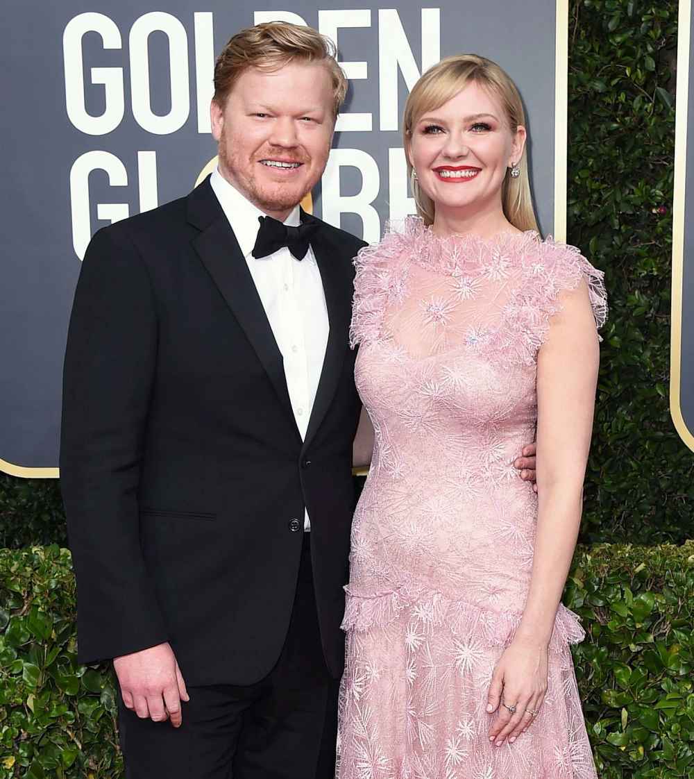 Kirsten Dunst and Jesse Plemons Make Rare Appearance at Golden Globes 2020