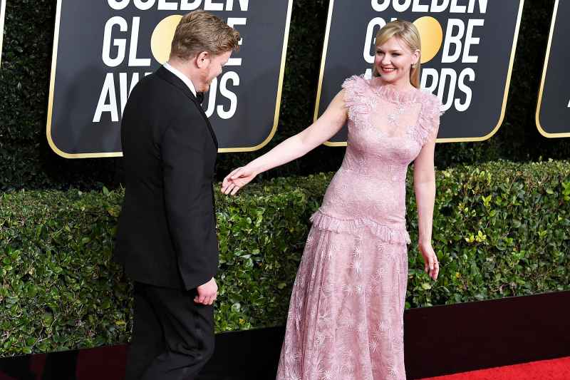 Kirsten Dunst and Jesse Plemons Make Rare Appearance at Golden Globes 2020