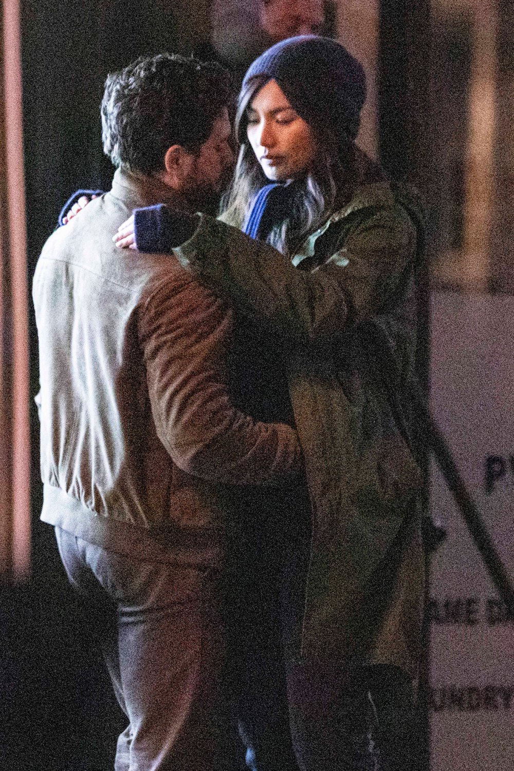 Kit Harington Kisses Gemma Chan While Filming Marvel’s