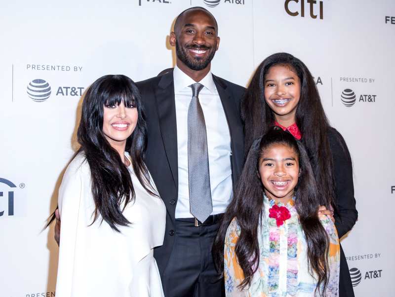 Vanessa Laine, Kobe Bryant, Gianna Bryant and Natalia Bryant Tribeca Talks Storytellers Kobe Bryant Close Bond With Daughter Gianna