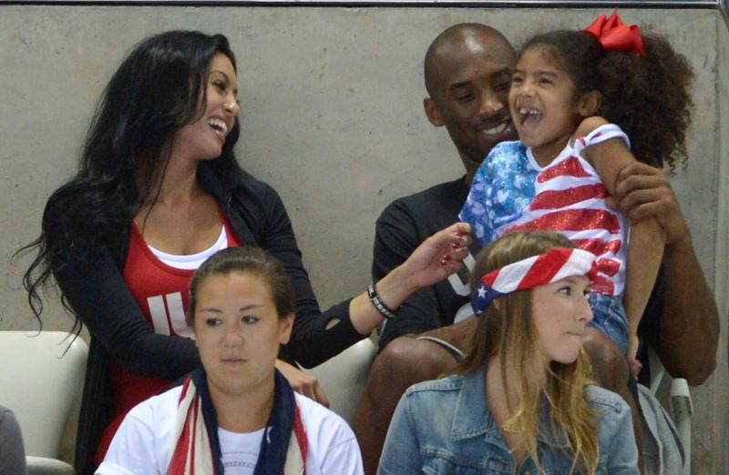 Kobe Bryant Close Bond With Daughter Gianna London Olympics Swimming