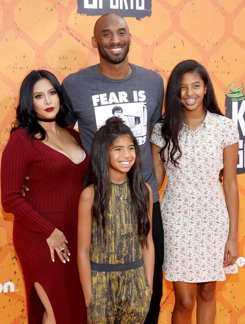 Kobe Bryant, Vanessa Laine, Gianna Bryant and Natalia Bryant Nickelodeon Kids Choice Sports Awards Kobe Bryant Family Album