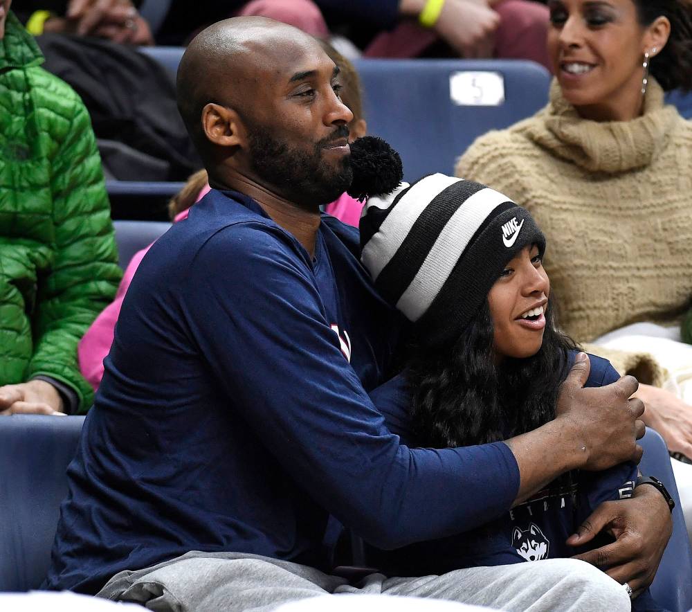 Kobe Bryant and Daughter Gianna NCAA Basketball Game
