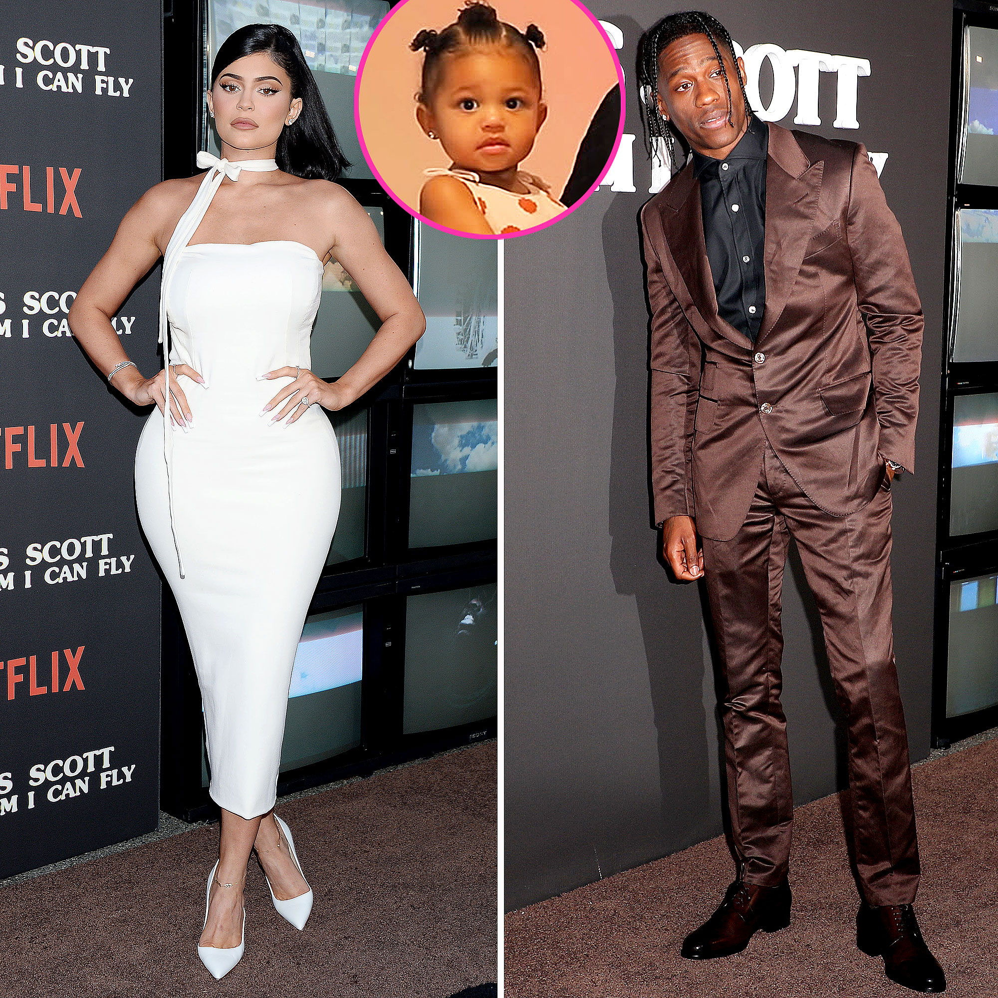 Kylie Jenner Travis Scott And Daughter Stormi Reunite At Disney World