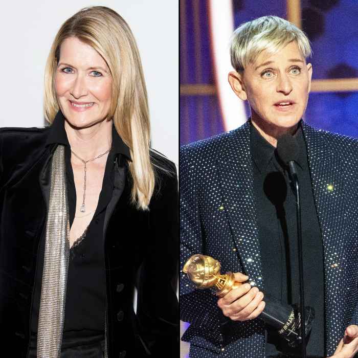 Laura Dern reveals why she cried during Ellen Degeneres Golden Globes acceptance speech