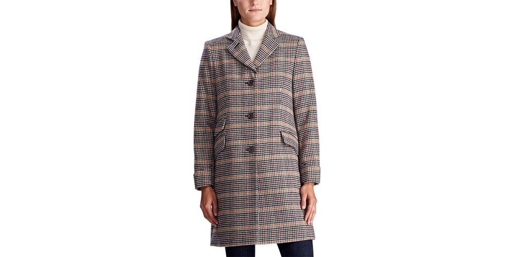 Lauren Ralph Lauren Single Breasted Reefer Coat