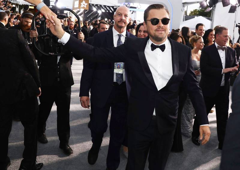 Leonardo DiCaprio Inside the SAG Awards 2020