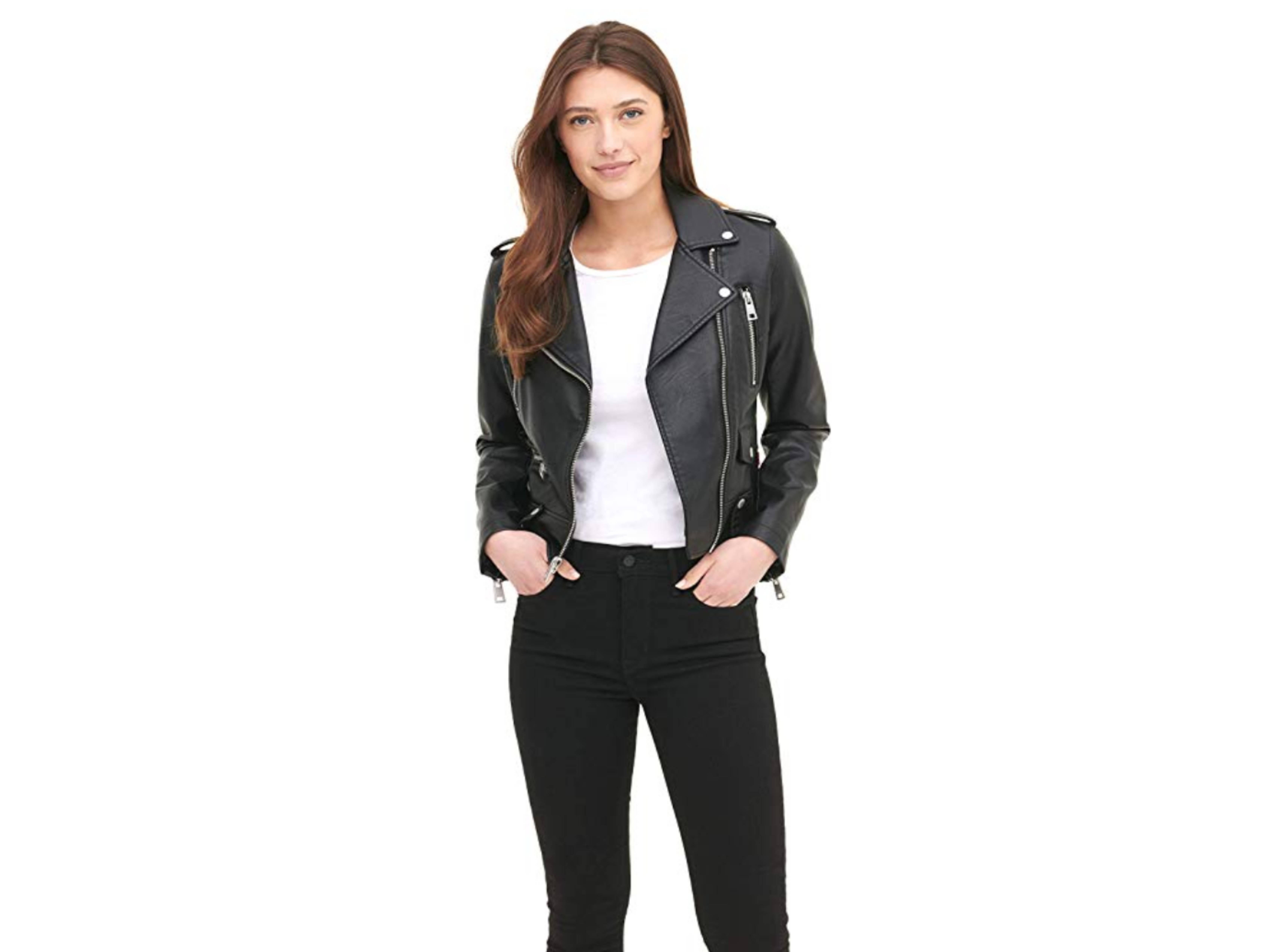 Levi's Women's Faux Leather Contemporary Asymmetrical Motorcycle Jacket