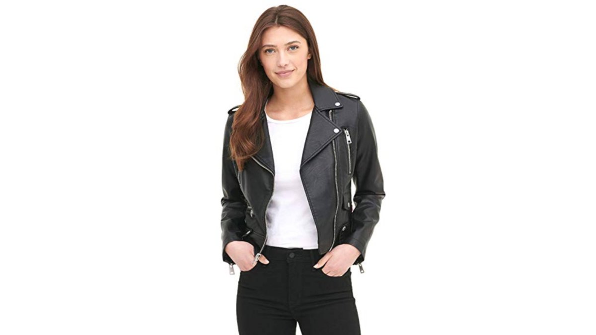 Levi's Women's Faux Leather Contemporary Asymmetrical Motorcycle Jacket