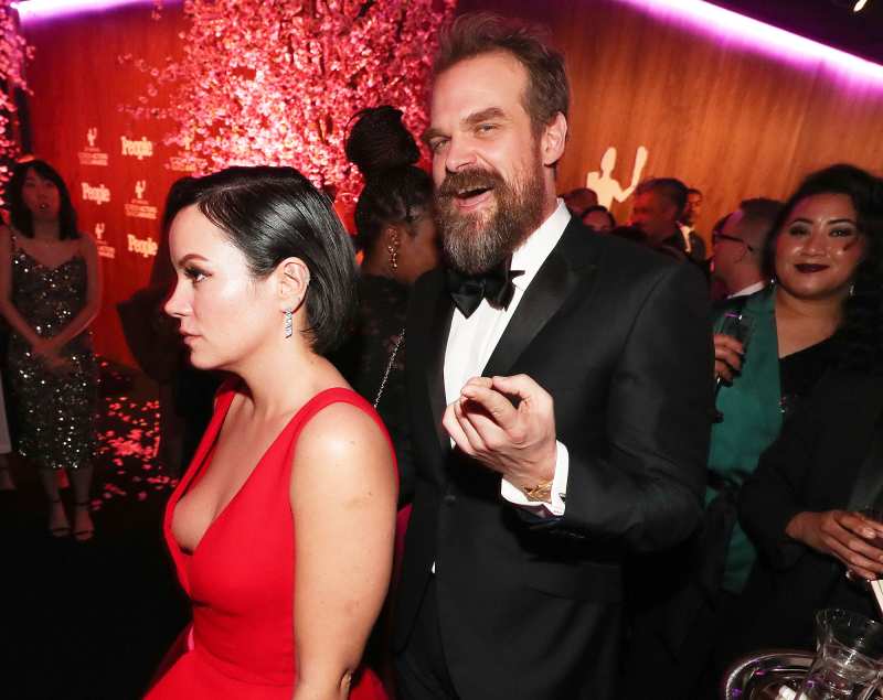 Lily Allen and David Harbour SAG Awards 2020 Afterparty