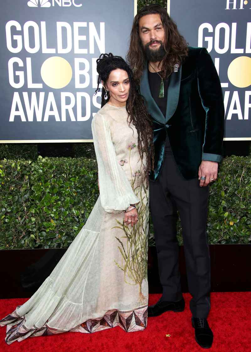 Lisa Bonet and Jason Momoa attend Golden Globes 2020