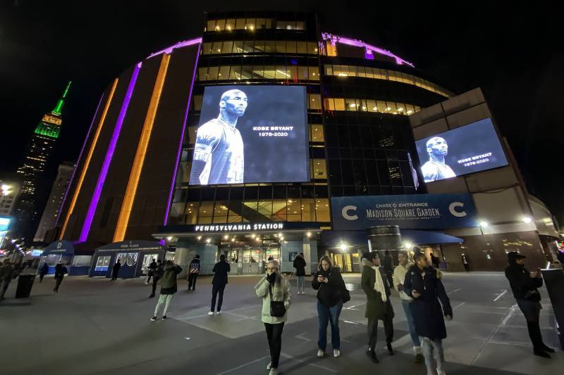 Madison Square Garden honors Kobe Bryant