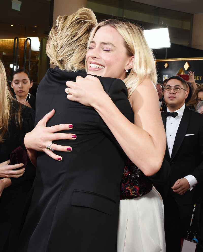 Portia de Rossi and Margot Robbie Inside the Golden Globes 2020
