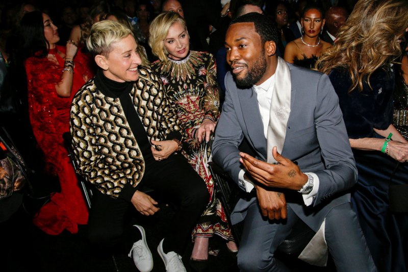 Ellen Degeneres and Meek Mill Unseen Moments From the Grammys 2020