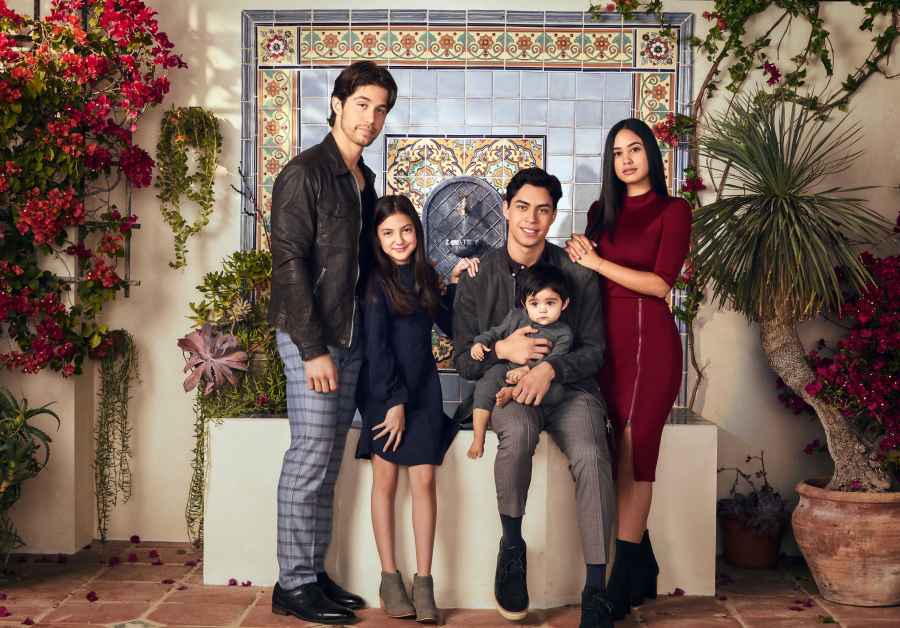 Meet the New ‘Party of Five’ Cast randon Larracuente as Emilio Acosta, Elle Paris Legaspi as Valentina Acosta, Niko Guardado as Beto Acosta and Emily Tosta as Lucia Acosta