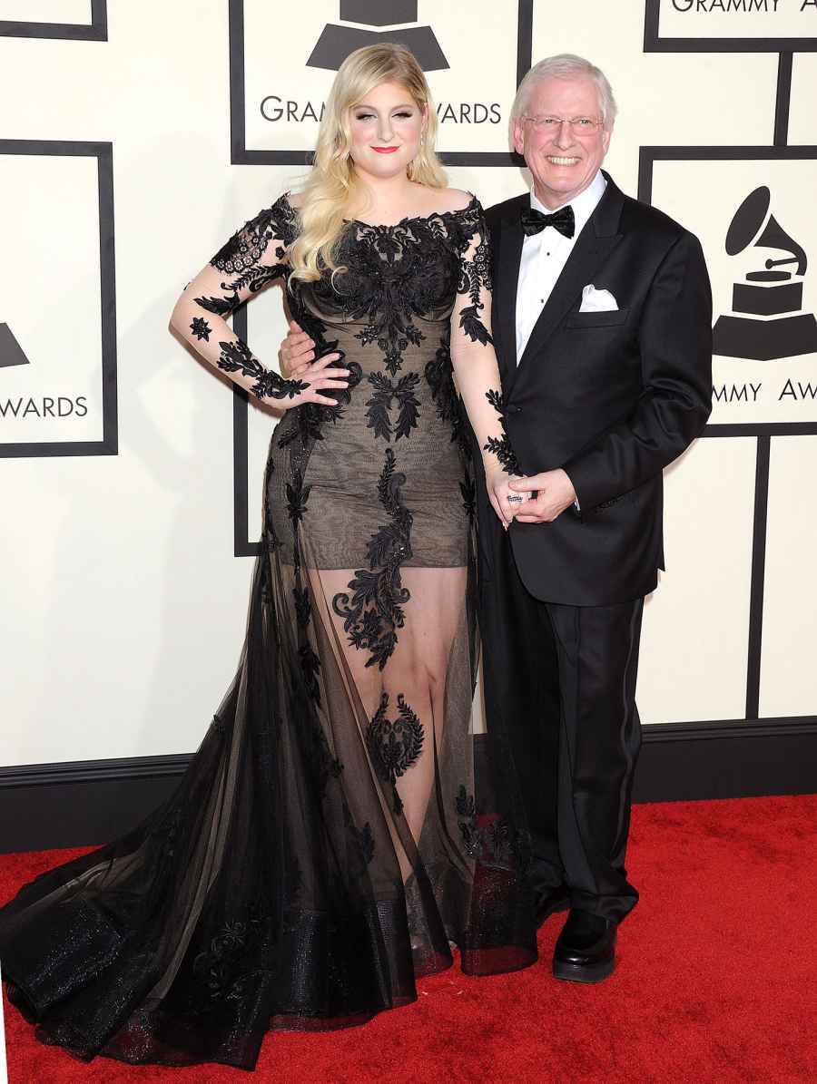 Meghan Trainor and Father Gary Trainor Stars Who Brought Family Members to the Grammy Awards