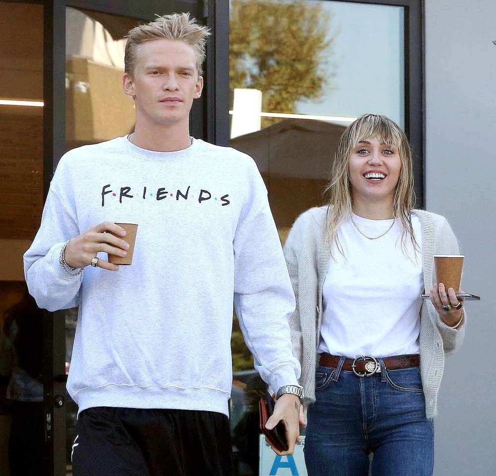 Miley Cyrus Cody Simpson Have a Couples Gym Session