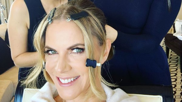 Natalie Morales See the Stars Getting Ready for the Golden Globes