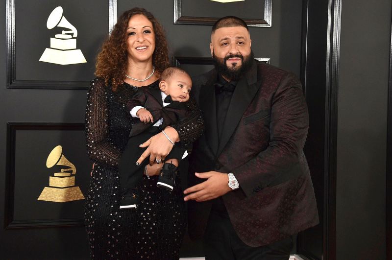 Nicole Tuck, Asahd Tuck Khaled, and DJ Khaled Stars Who Brought Family Members to the Grammy Awards